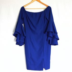 Venus Royal Blue Bodycon Dress